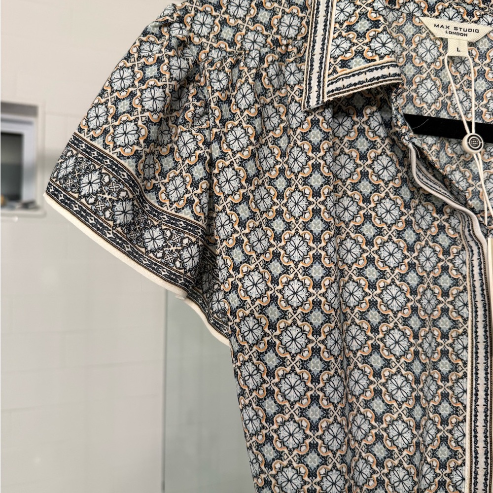 Max Studio Geometric Dress - Picture 6 of 7